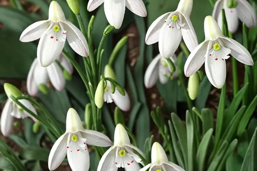 Galanthus reginae-olgae (autumn snowdrop) — photo 2