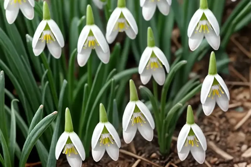 Galanthus reginae-olgae (autumn snowdrop) — photo 3
