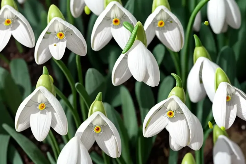 Galanthus ‘s. arnott’ (snowdrop) — photo 2