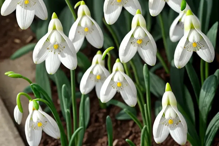 Galanthus ‘s. arnott’ (snowdrop) — photo 3