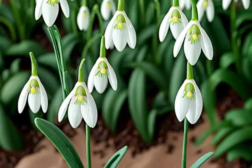 Galanthus ‘straffan’ (snowdrop) — photo 2