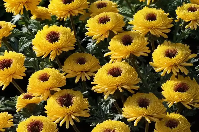 Garden mum (chrysanthemum morifolium ‘bedazzled bronze’) — photo 3