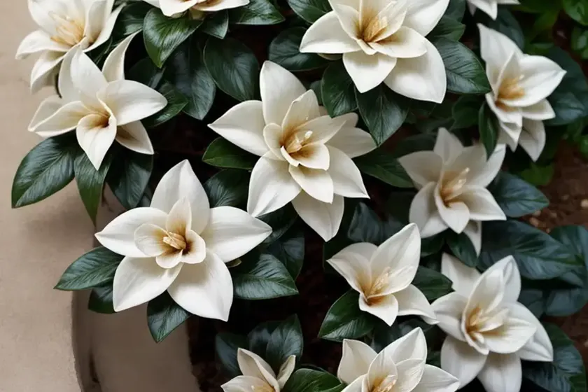 Gardenia (gardenia jasminoides ‘crown jewel’) — photo 2