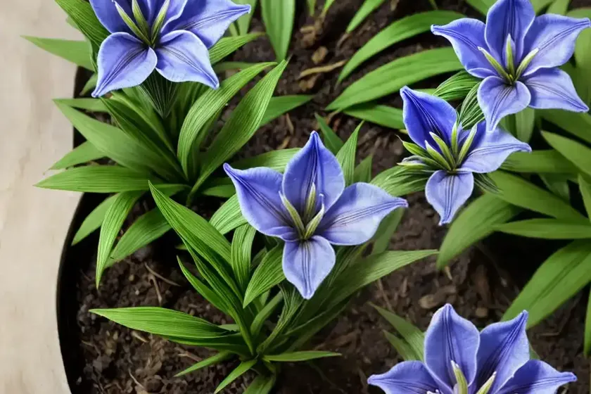 Gentiana acaulis (stemless gentian)