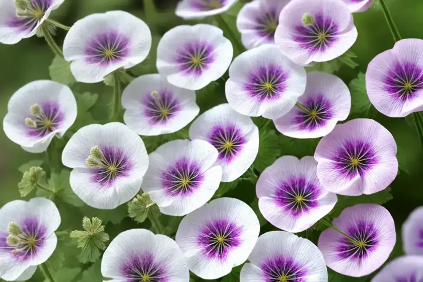Geranium clarkei ‘kashmir white’ (cranesbill) — photo 2