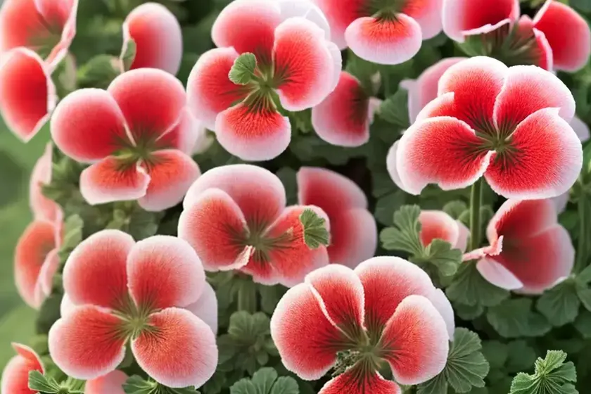 Geranium plant (pelargonium zonale) — photo 3