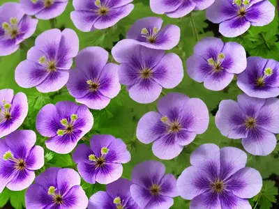 Geranium X Magnificum (Purple Cranesbill)