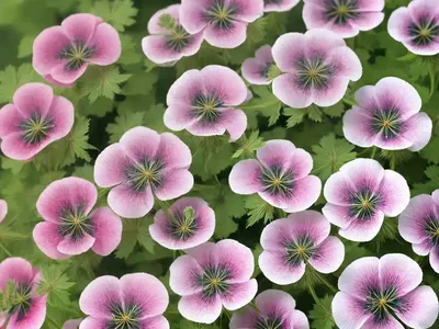 Geranium X Oxonianum ‘Miss Heidi’ (Cranesbill)