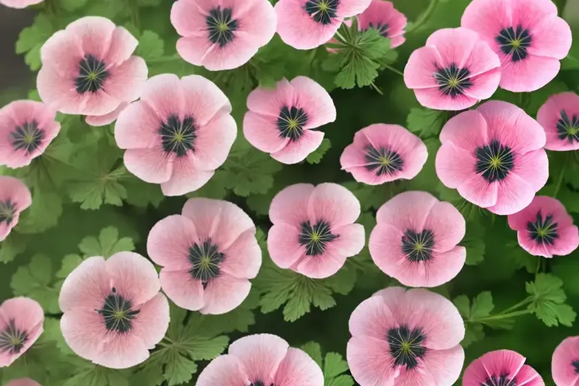 Geranium x oxonianum ‘wargrave pink’ (cranesbill) — photo 3