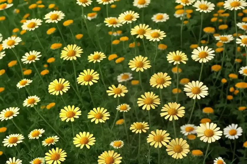German chamomile (matricaria recutita)