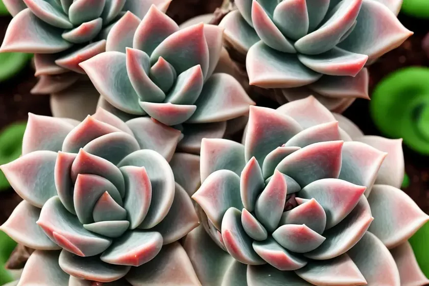 Ghost echeveria (echeveria lilacina) — photo 2