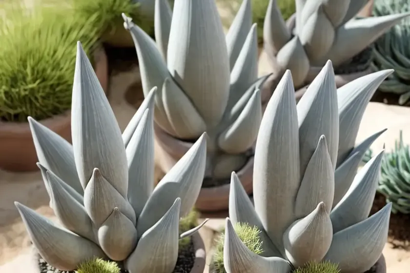 Giant chalk dudleya (dudleya brittonii) — photo 2