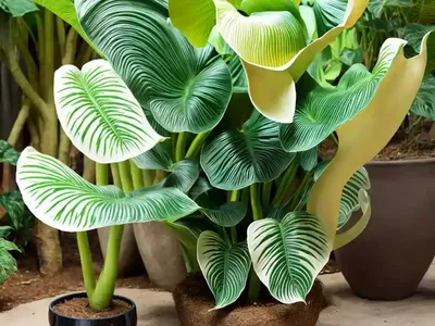 Giant Elephant’s Ear (Alocasia Macrorrhizos)