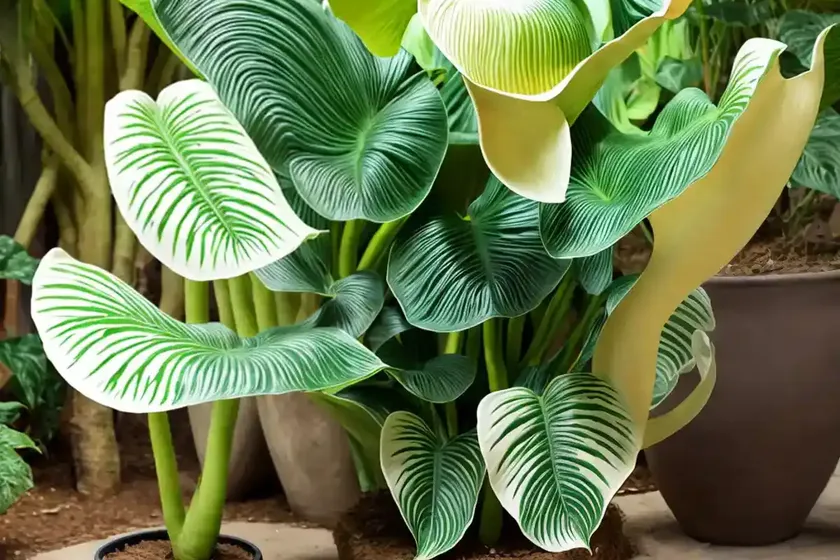 Giant Elephant’s Ear (Alocasia Macrorrhizos)