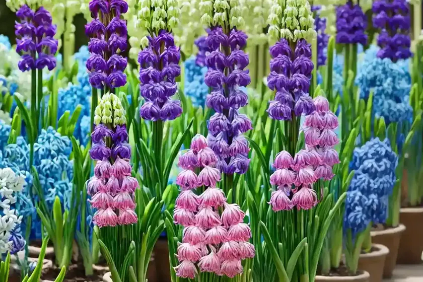 Giant summer hyacinth (ornithogalum candicans)