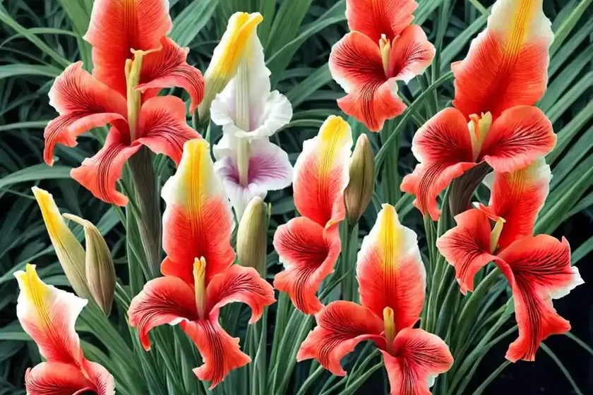 Gladiolus ‘Adrenalin’ (Sword Lily) — photo 2