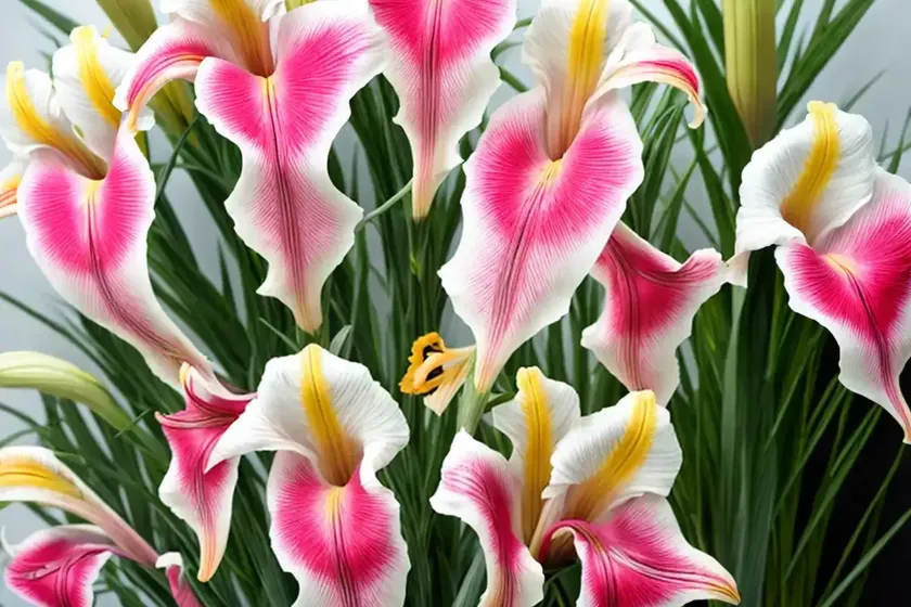 Gladiolus ‘aftershock’ (sword lily) — photo 3