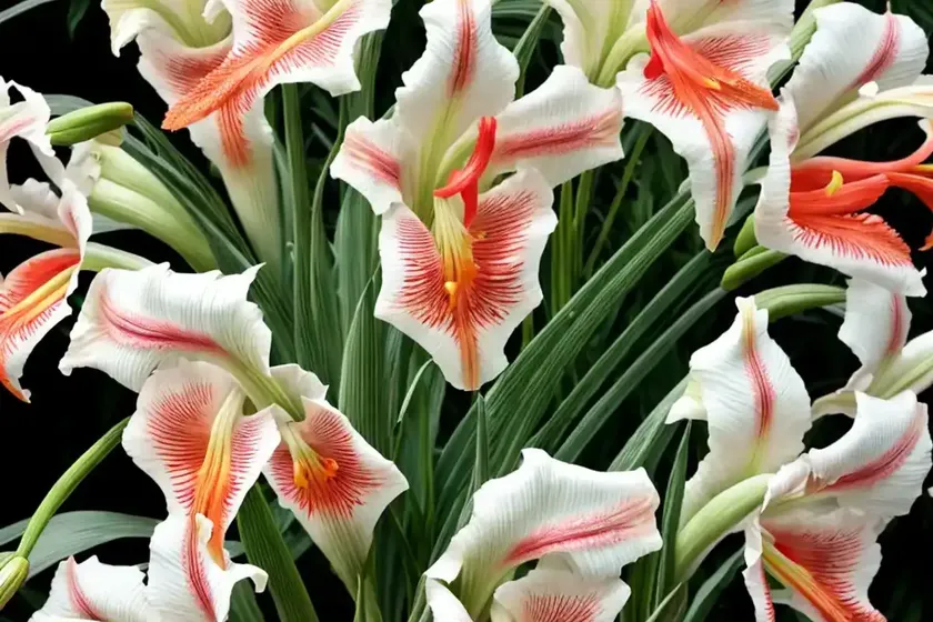 Gladiolus ‘aftershock’ (sword lily)