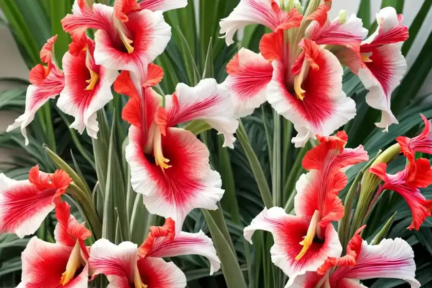 Gladiolus ‘eunice Ann’ (Gladiolus ‘eunice Ann’) — photo 2
