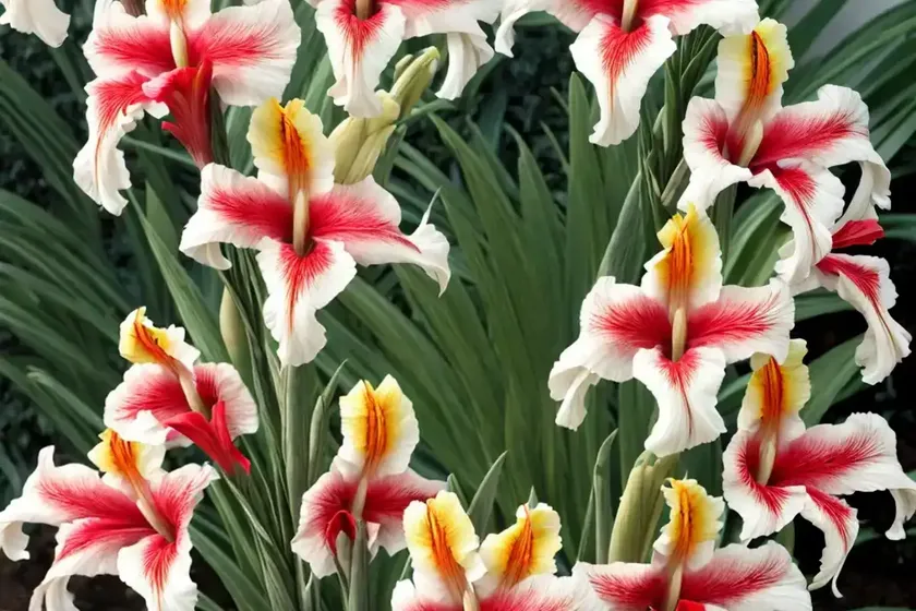 Gladiolus ‘eunice Ann’ (Gladiolus ‘eunice Ann’) — photo 3