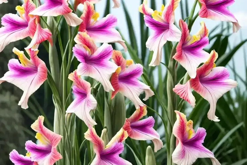 Gladiolus papilio (butterfly gladiolus) — photo 3