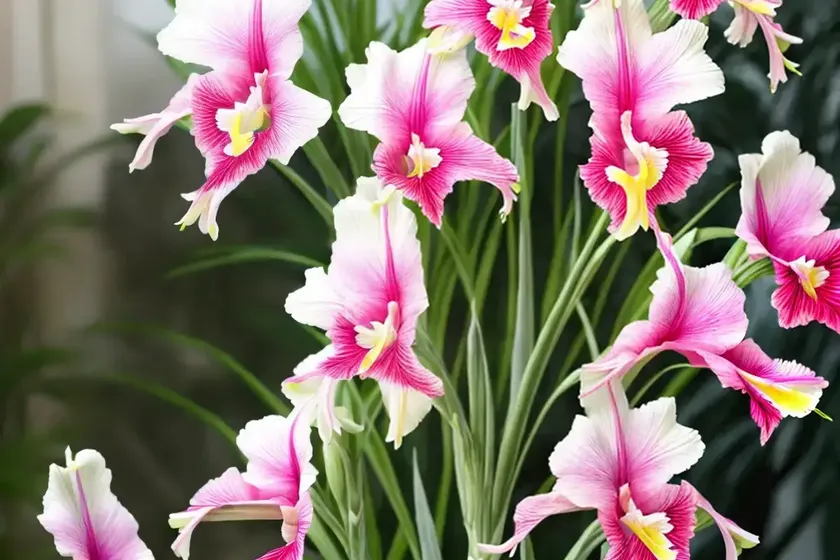 Gladiolus papilio (butterfly gladiolus)