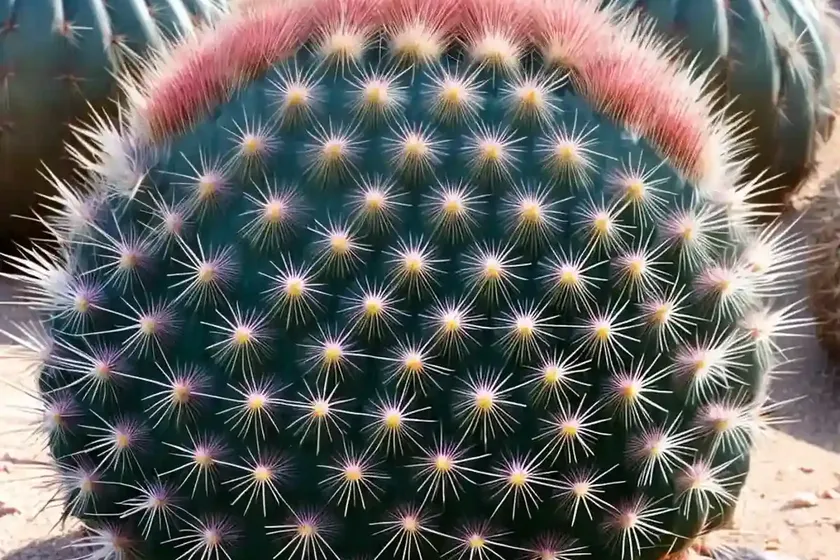 Glaucous barrel cactus (ferocactus glaucescens) — photo 3