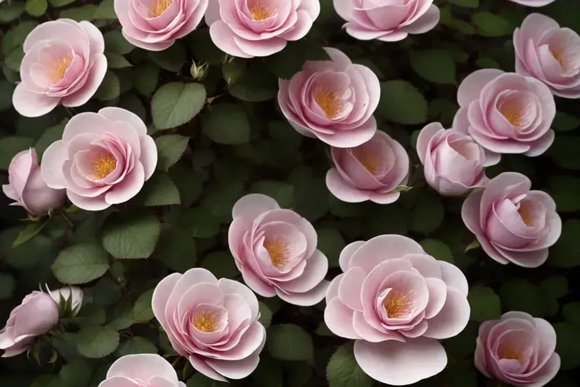 Glaucous dog rose (rosa dumalis)