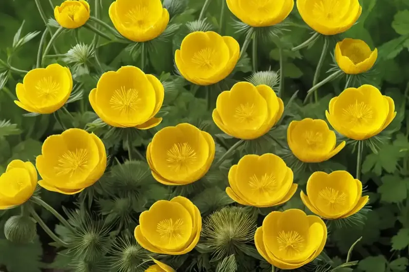 Globeflower (trollius europaeus) — photo 2