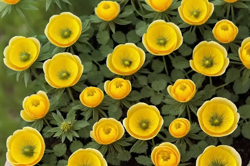 Globeflower (trollius europaeus)