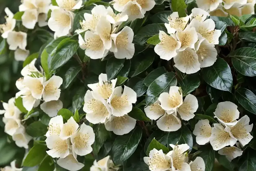 Glossy abelia (abelia x grandiflora ‘minipan’ golden anniversary) — photo 2