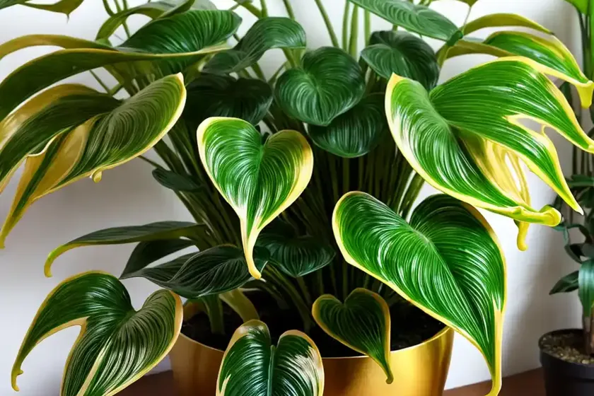 Gold violin (philodendron bipennifolium aurea) — photo 3