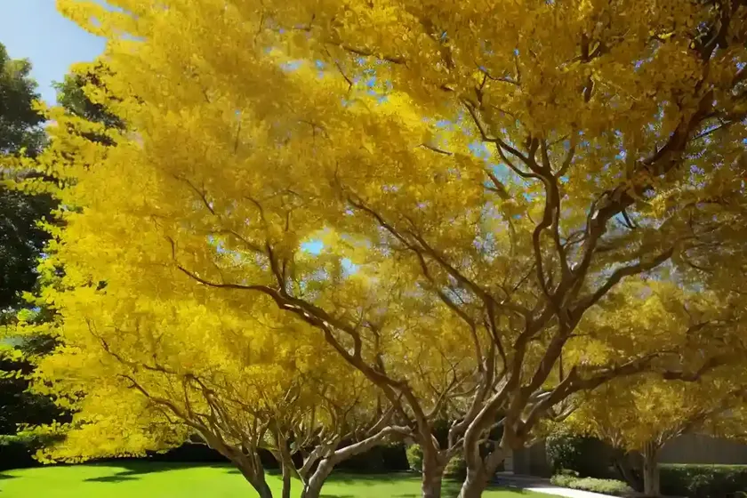 Golden rain tree (koelreuteria paniculata ‘september’) — photo 3