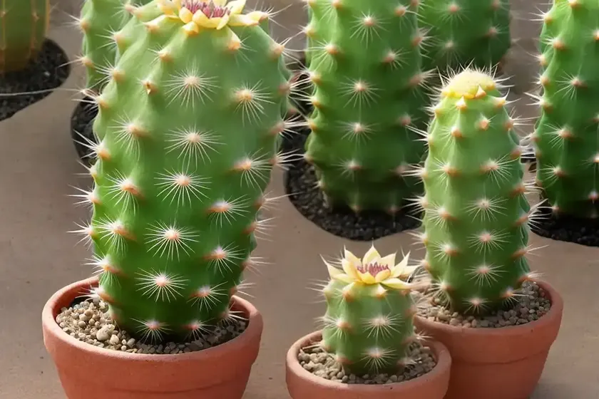 Golden-spined cactus (pilosocereus lanuginosus) — photo 2