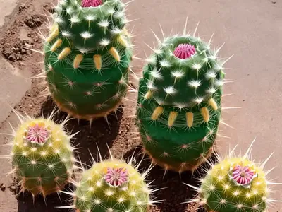 Golden-Spined Cactus (Pilosocereus Lanuginosus)