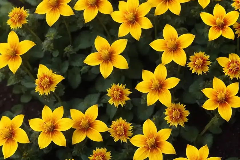 Golden star (bidens ferulifolia) — photo 3
