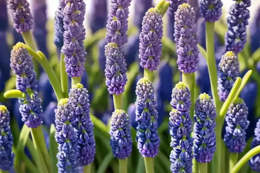 Grape hyacinth (muscari latifolium) — photo 2