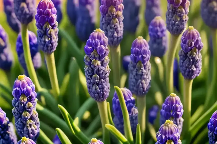 Grape hyacinths (muscari botryoides) — photo 3
