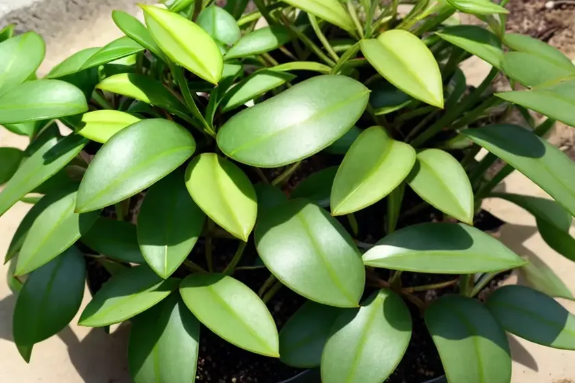 Grass leafed hoya (hoya retusa) — photo 2