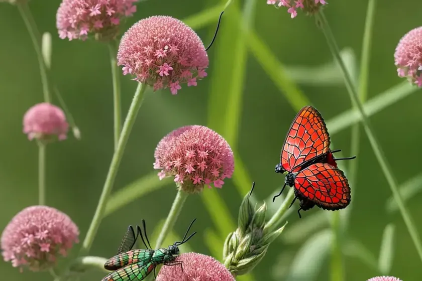 Greater burnet (pimpinella major ‘rosea’) — photo 2