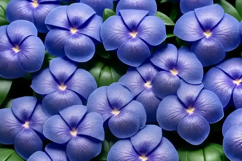 Greater periwinkle (vinca major ‘wojo’s gem’) — photo 2