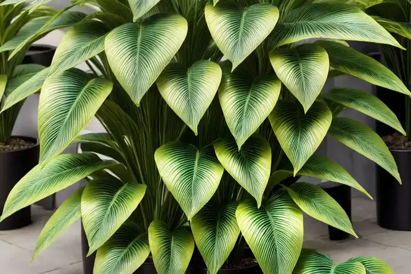 Green dragon (pinellia tripartita ‘gold dragon’) — photo 3