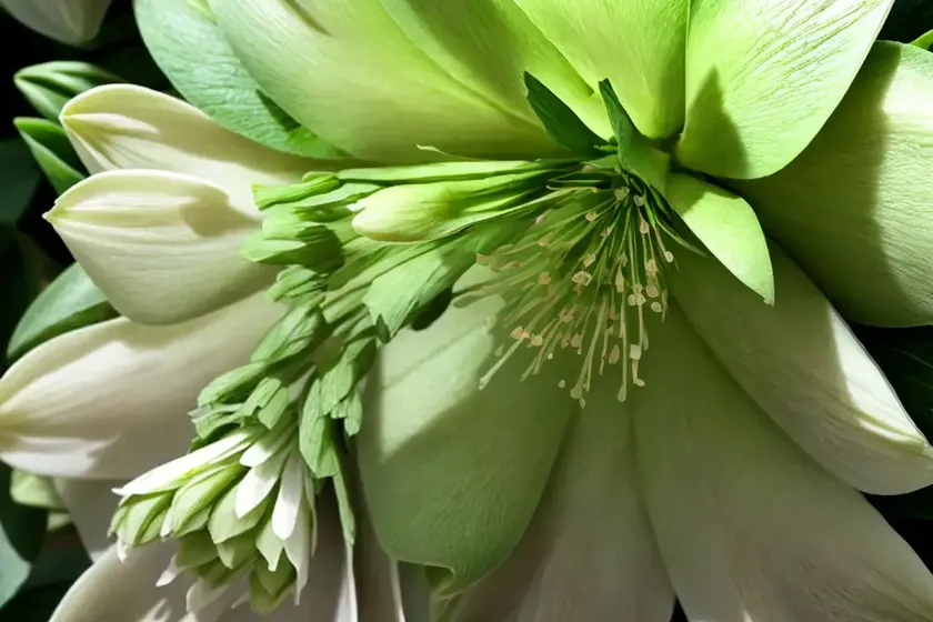 Green hellebore (helleborus viridis) — photo 3