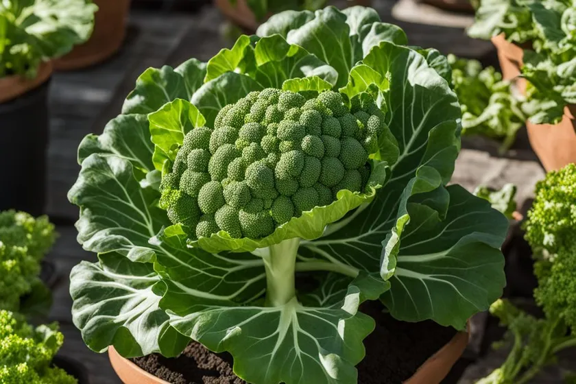 Growing broccoli in containers