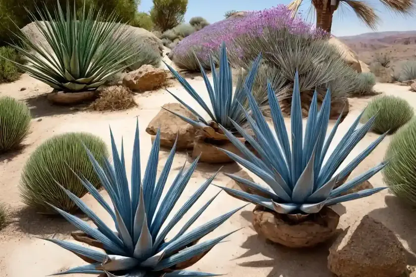 Gypsiferous agave (agave gypsophila) — photo 3