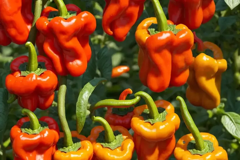 Habanero chilli ‘bhut jolokia’ (capsicum chinense ‘bhut jolokia’) — photo 2
