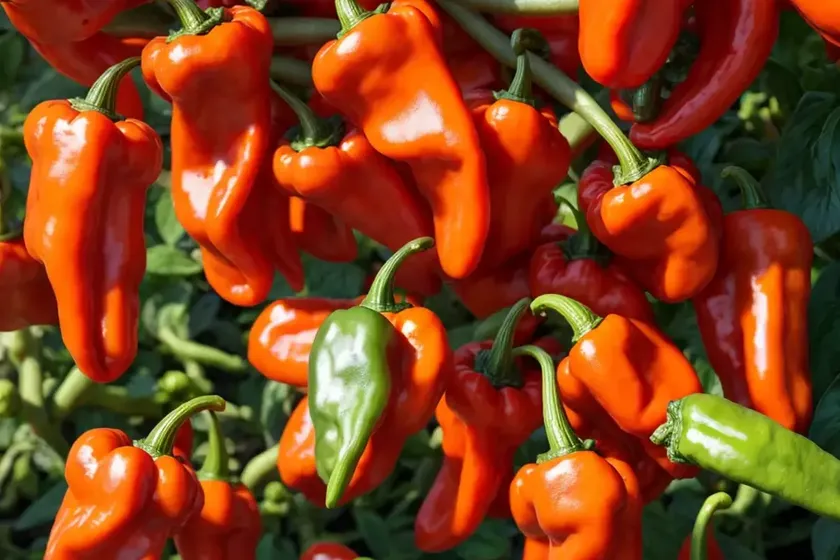Habanero chilli ‘bhut jolokia’ (capsicum chinense ‘bhut jolokia’) — photo 3