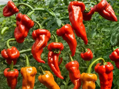 Habanero Chilli ‘bhut Jolokia’ (Capsicum Chinense ‘bhut Jolokia’)