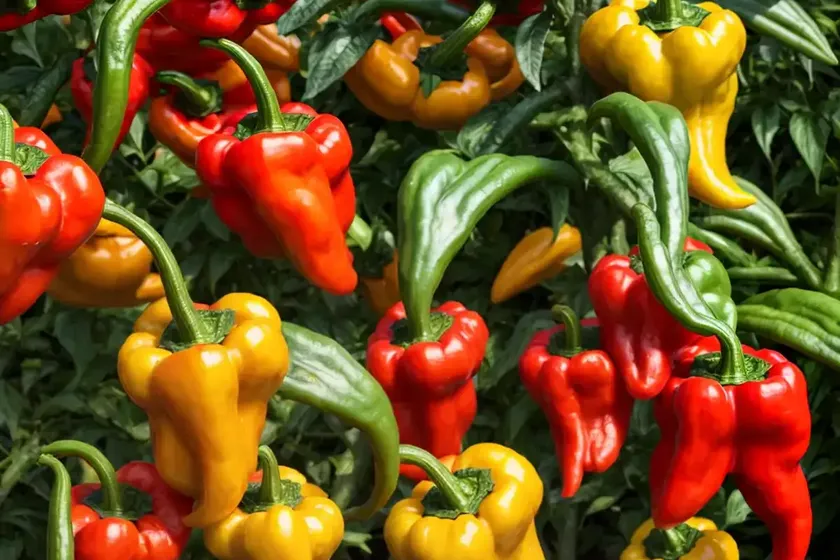 Habanero type pepper (capsicum chinense) — photo 2