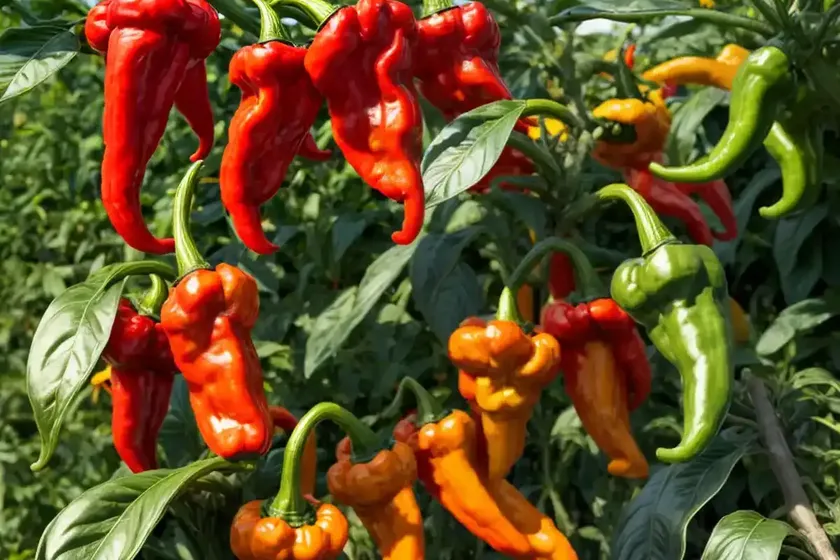 Habanero type pepper (capsicum chinense) — photo 3